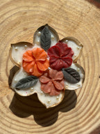 Handmade Floral Garden Flowers Urli candle