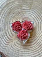 Ivory blossoms candle