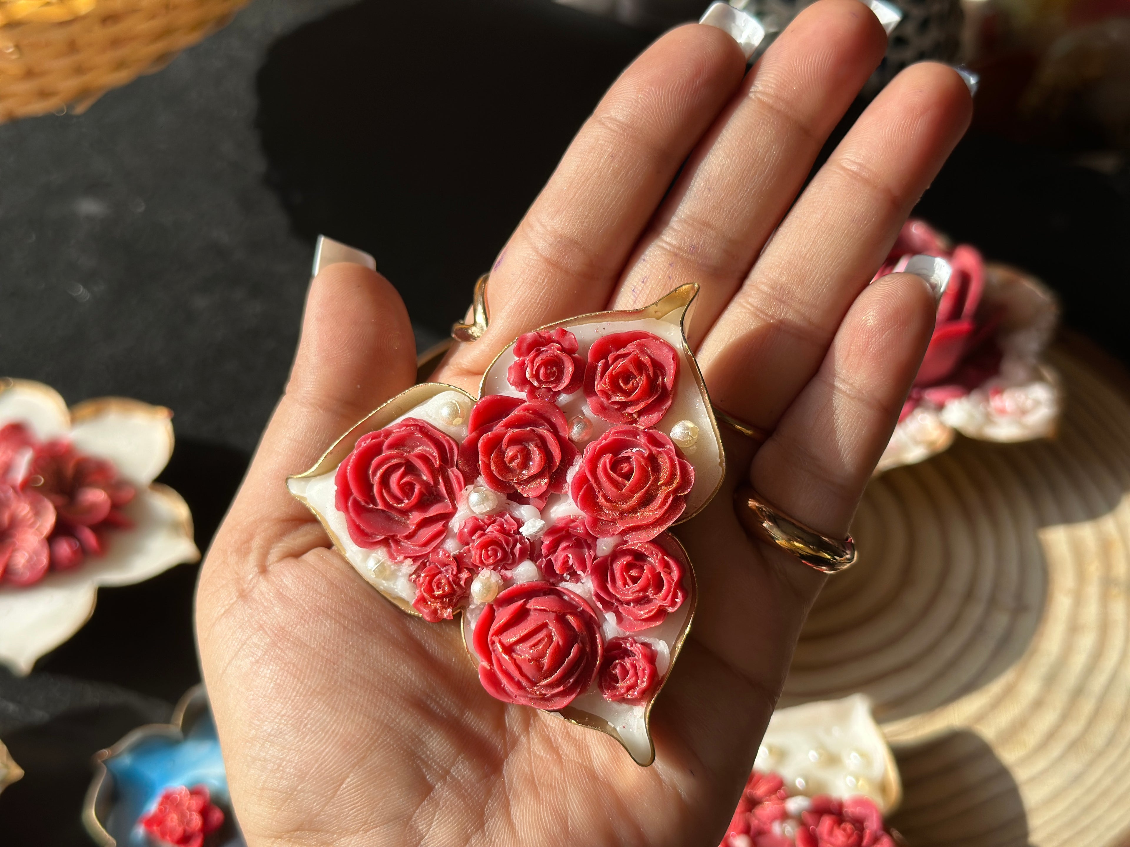 Ivory Blossoms scented candles