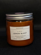 Amber Jar 200gm, Soya Wax Jar Candle