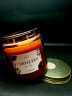 Amber Jar 200gm, Soya Wax Jar Candle