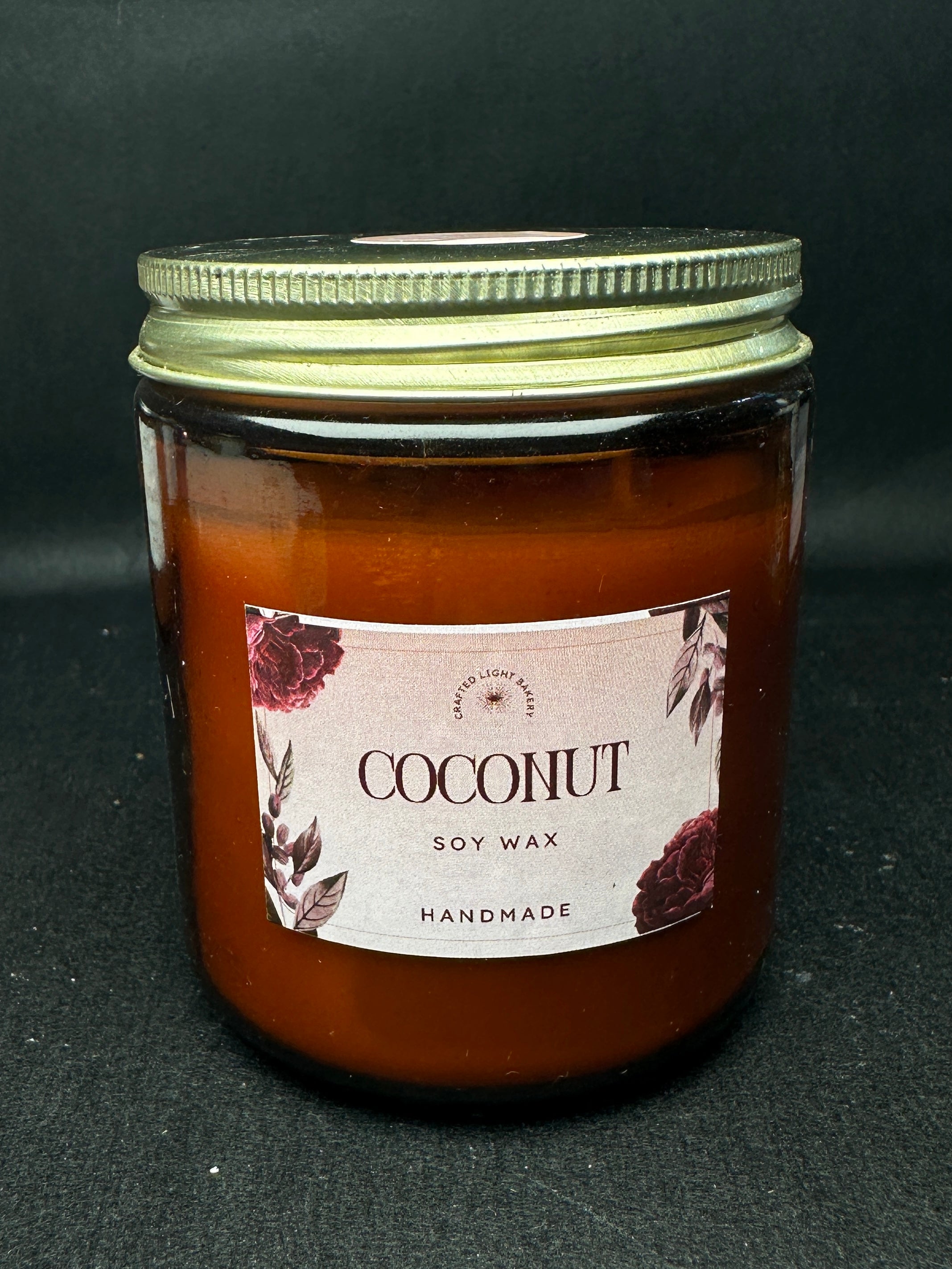 Amber Jar 200gm, Soya Wax Jar Candle