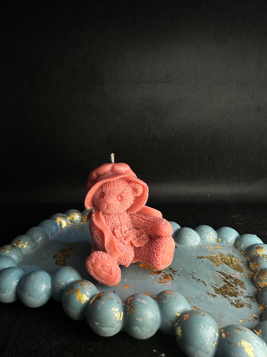 Small teddy candle