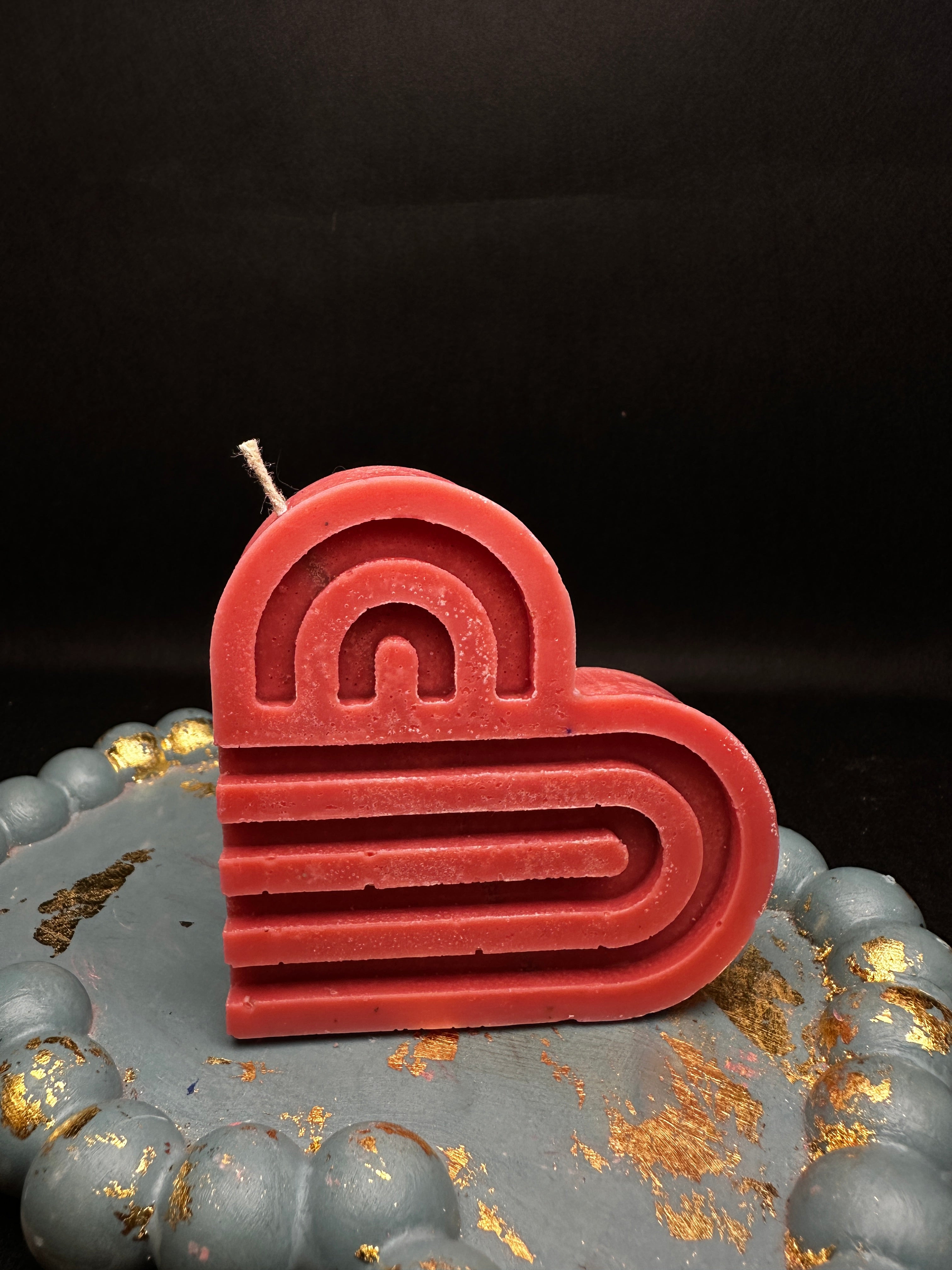 Heart candle