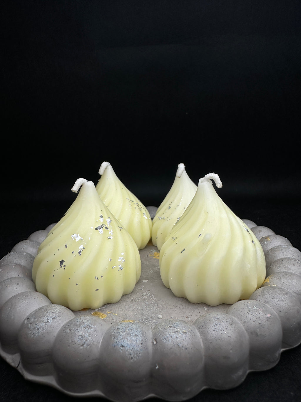 MODAK MITHAI SWEETS WAX CANDLES🕯️FOR DIWALI FESTIVAL RETURN GIFTS 🎁 (SET OF 4)