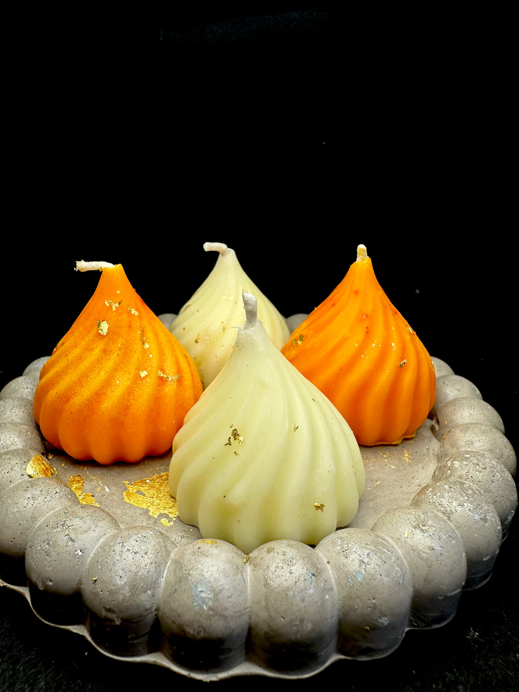 MODAK MITHAI SWEETS WAX CANDLES🕯️FOR DIWALI FESTIVAL RETURN GIFTS 🎁 (SET OF 4)