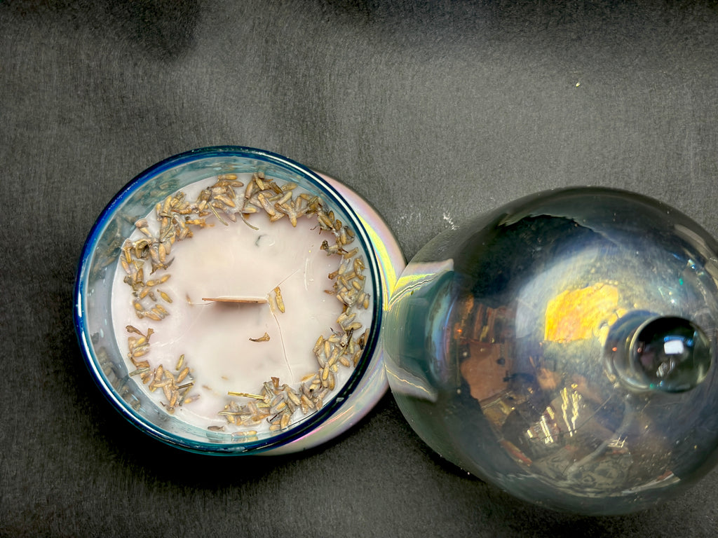 Lavender jar candle