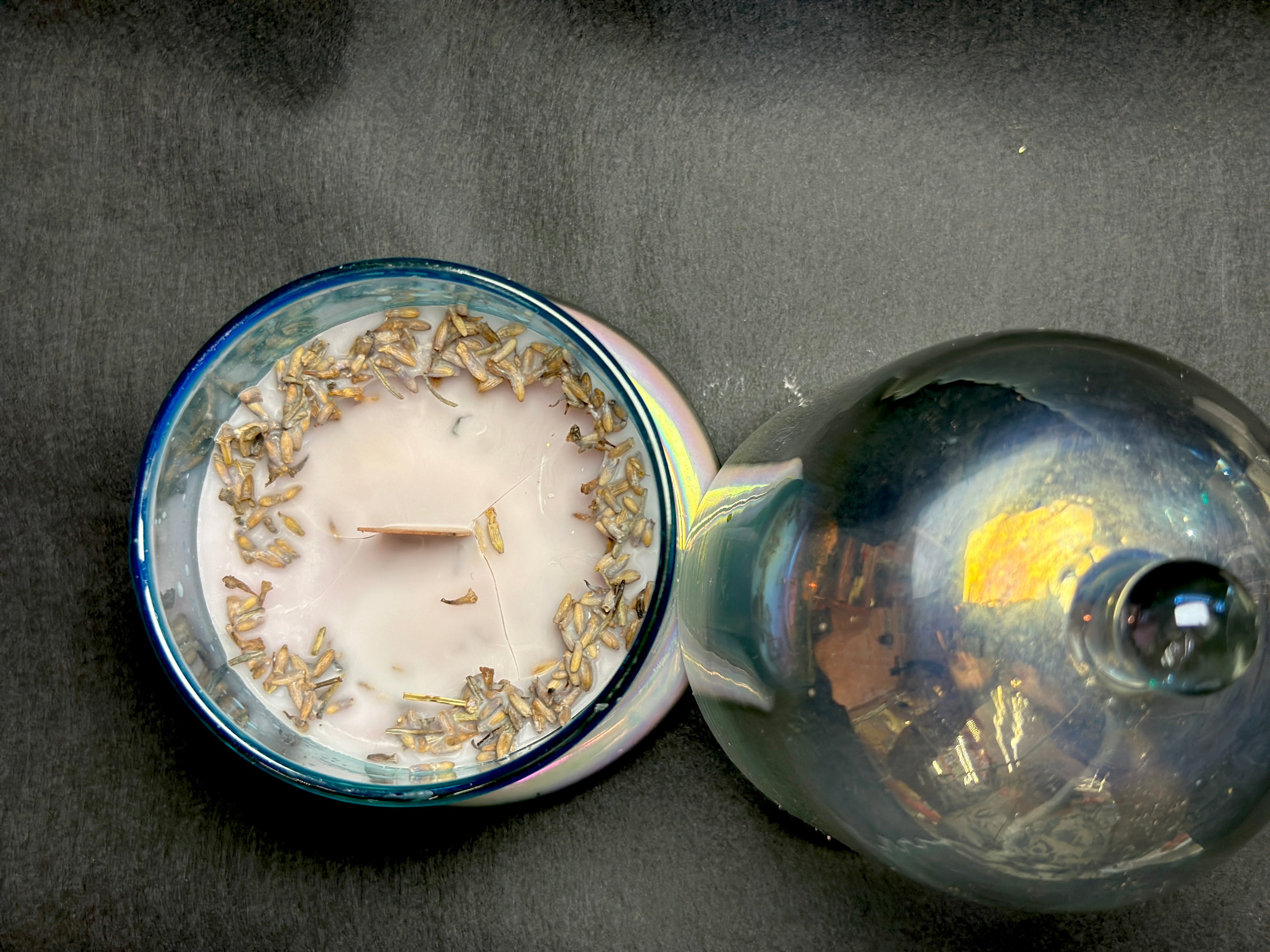 Lavender jar candle