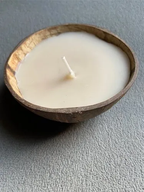 Coconut Shell Candle/Diya | Eco-Friendly Scented Soy Wax [ pack of 2]