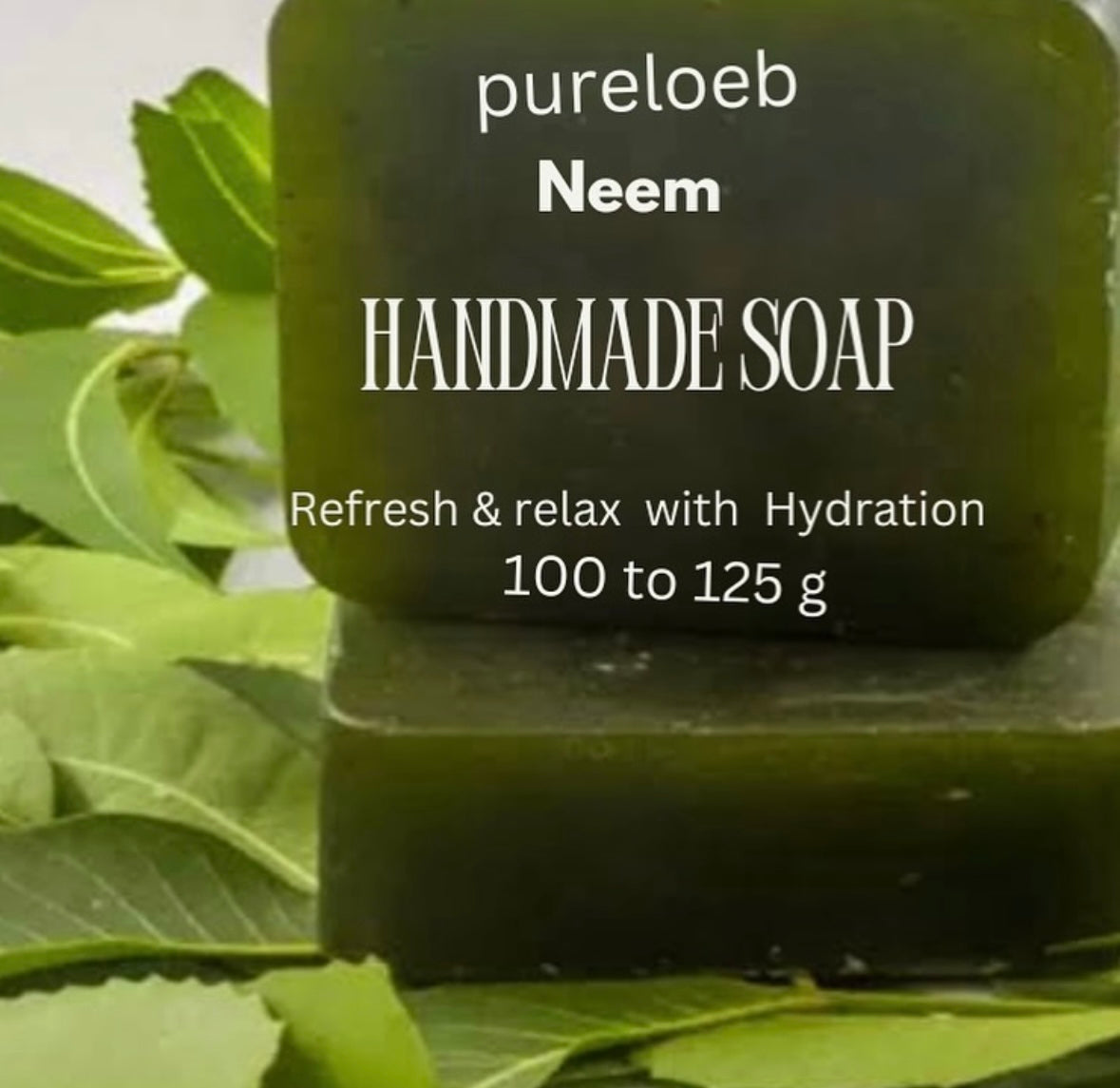 Neem tulshi loffa soap