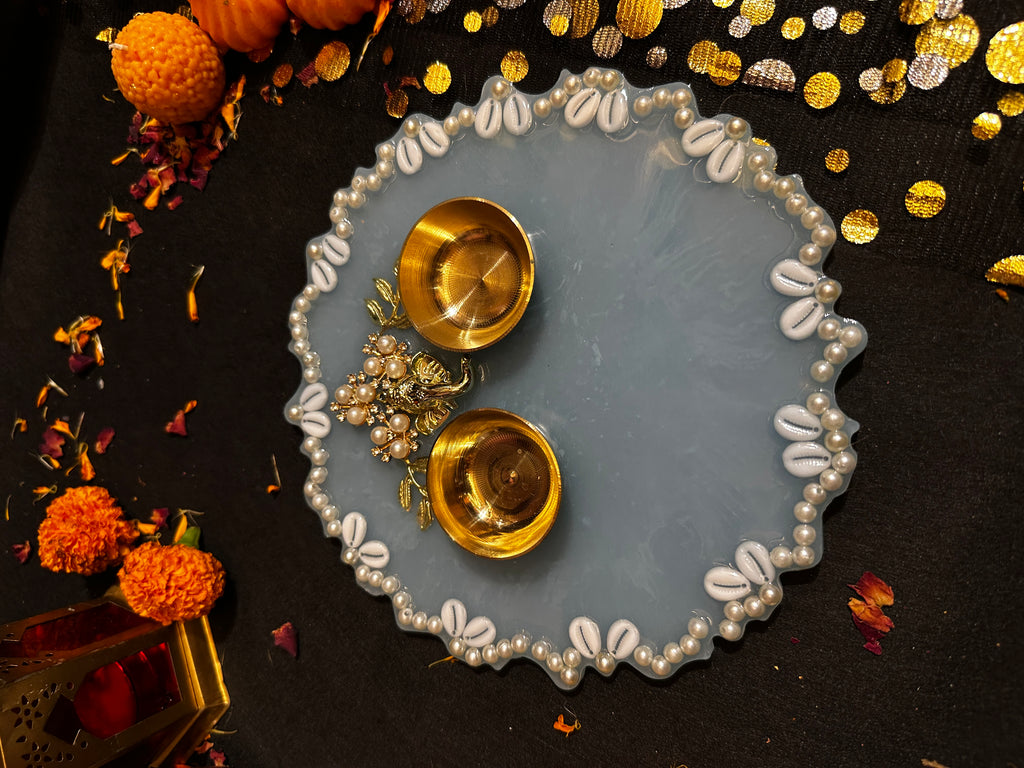 Resin Puja Thali