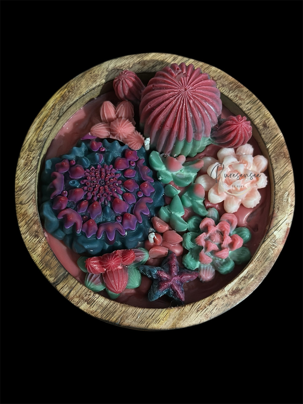 Succulent Garden Candle 🌵