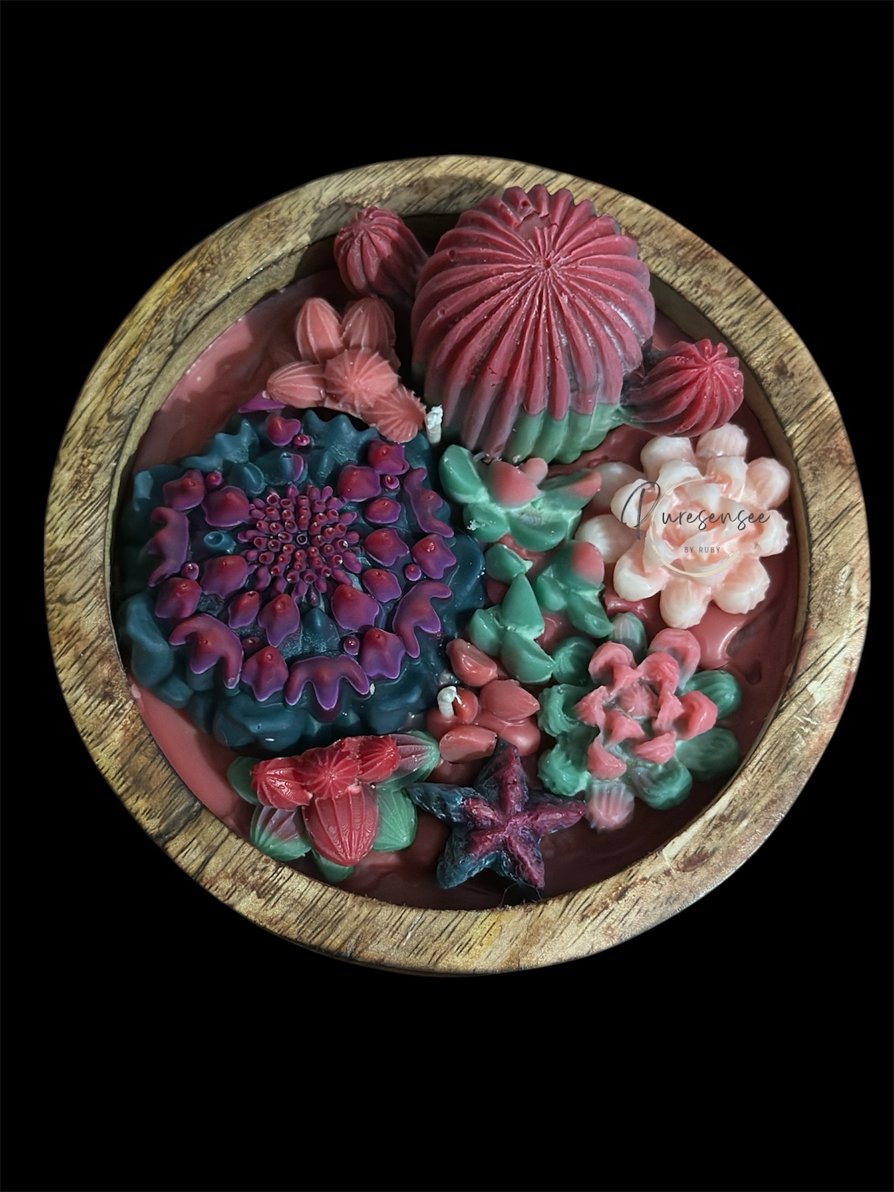 Succulent Garden Candle 🌵