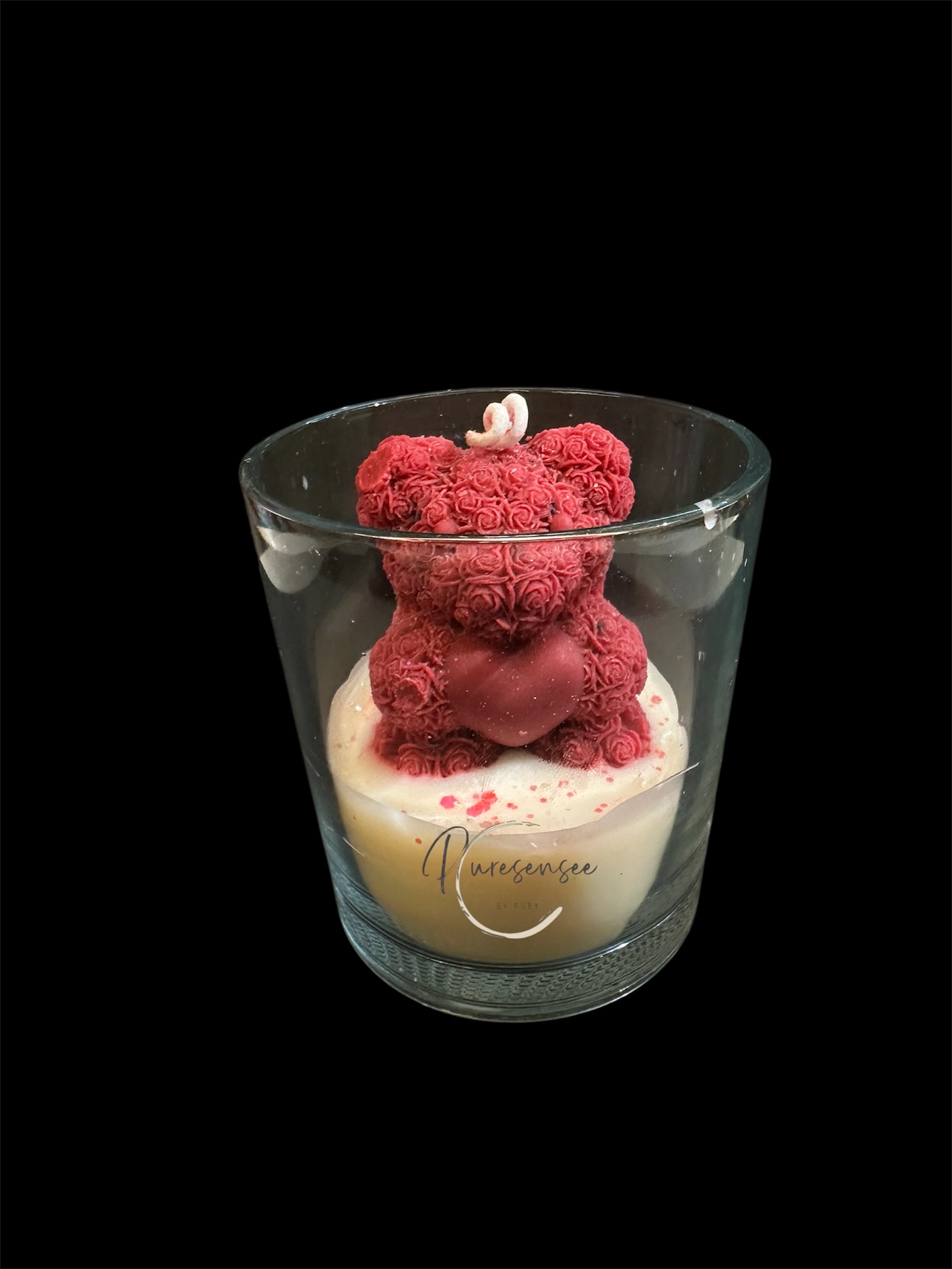 Rosy Bear Hugs Scented Candle