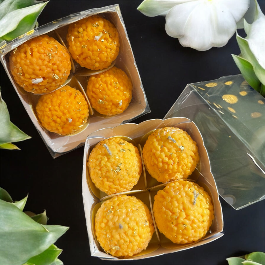 Laddu candle pack of 4