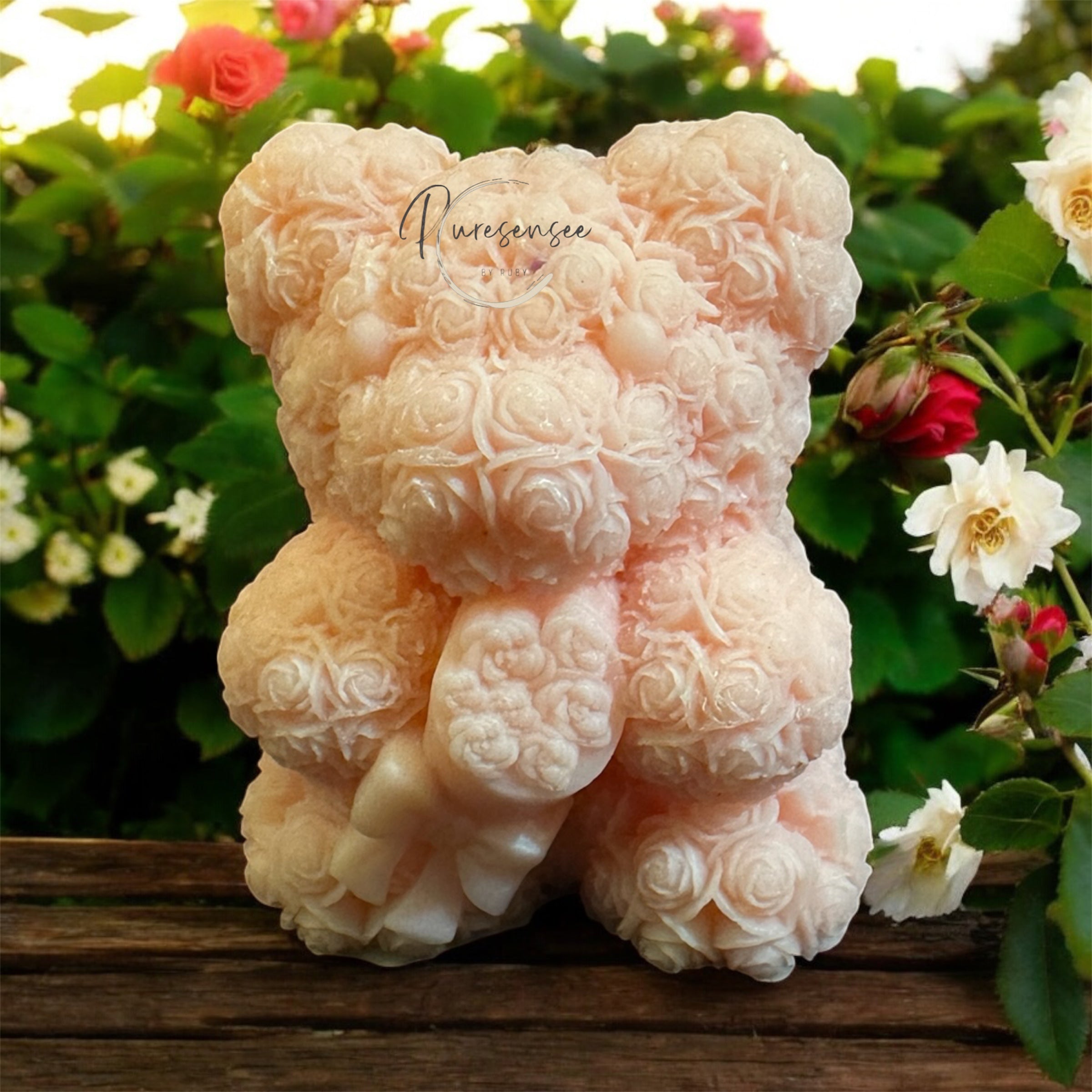 Teddy Bear Candle for a Touch of Whimsy