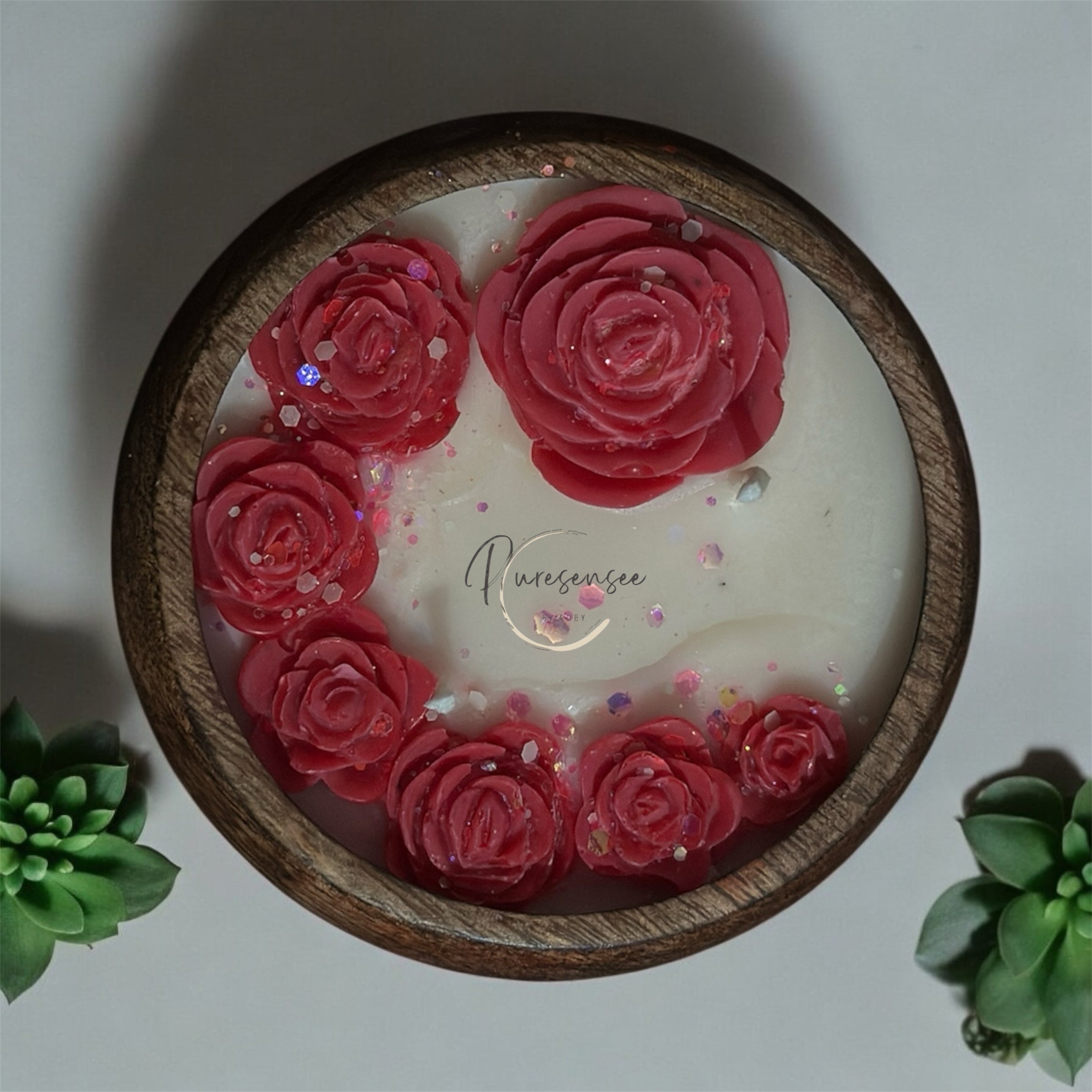 Rose Bloom Scented Candle