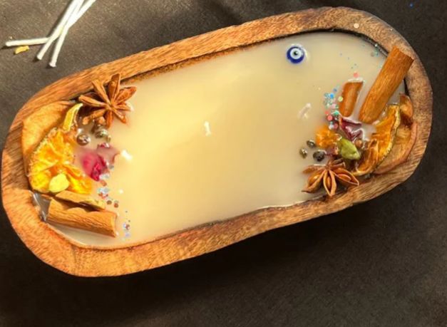 wooden scented candles