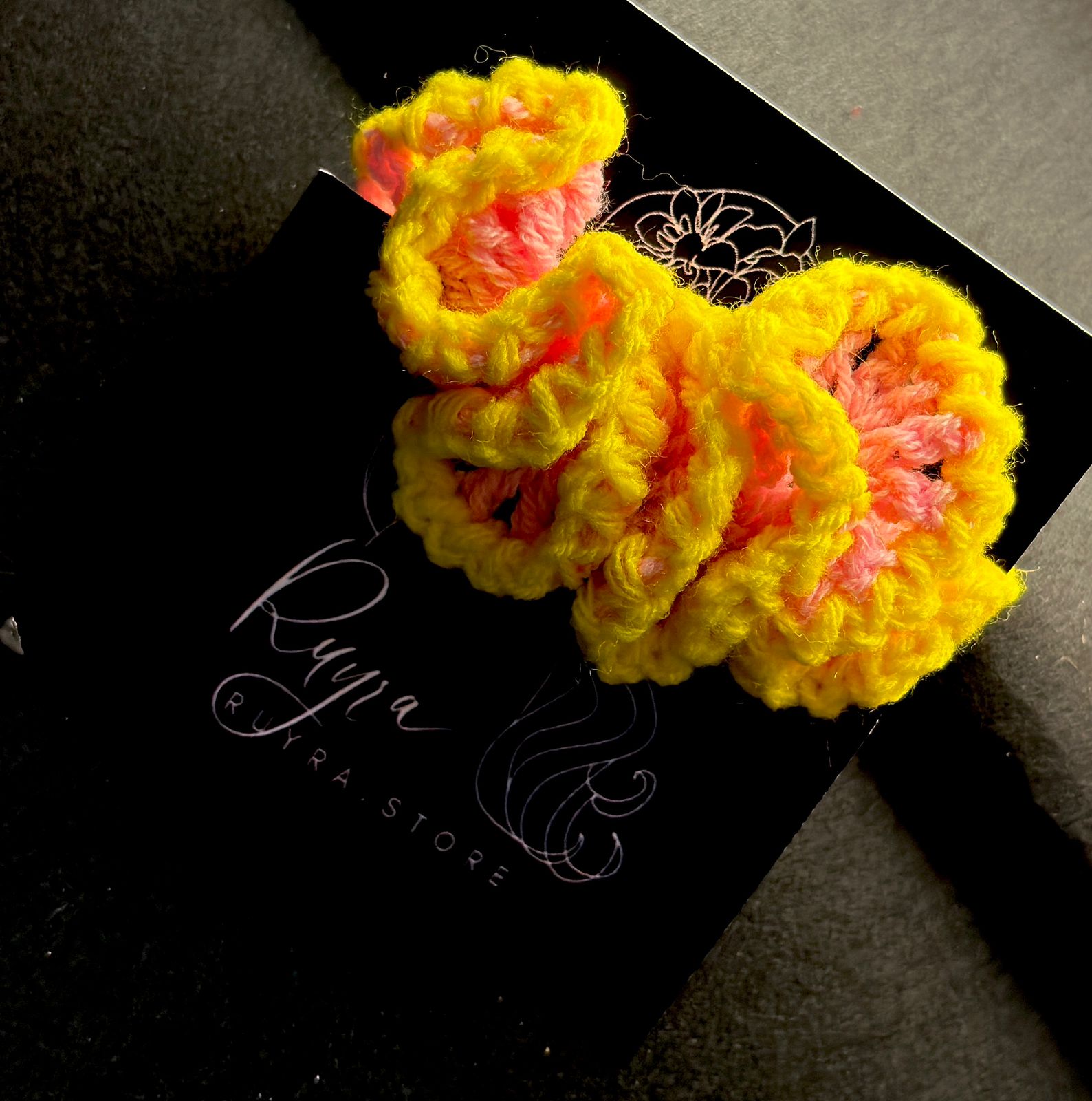 Crochet Caron Simply Soft Scrunchies