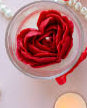 RED HEART CANDLES