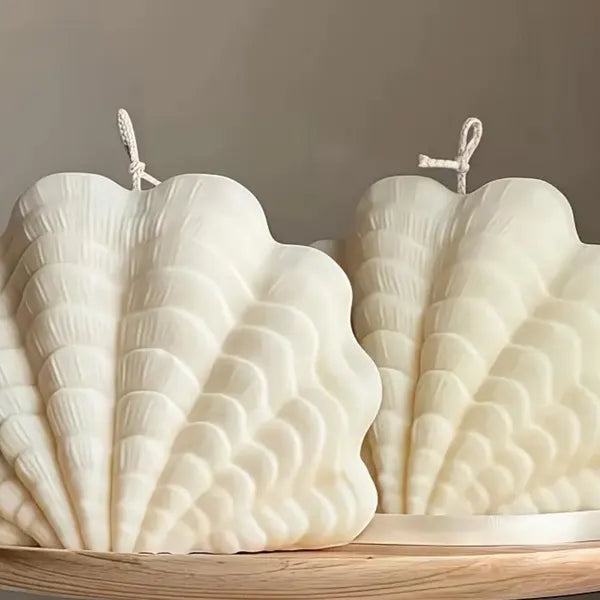 Elegant Shell Candle