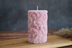 Artisan Swirl Pillar Candle