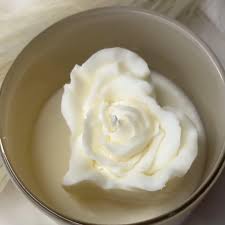 FLOWERS HEART CANDLES